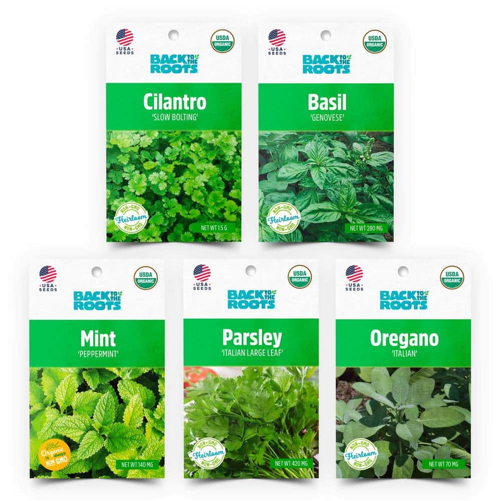 Organic Herb Seeds Variety (5-Pack) - Hercitys