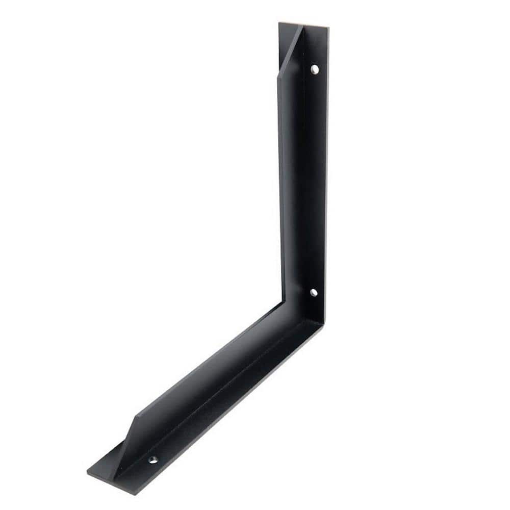 Triton 16 in. Black Steel Heavy Duty Countertop Support Bracket - Hercitys