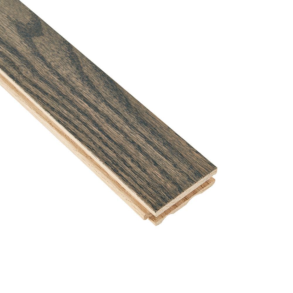 Plano Low Gloss Gray Oak 3/4 in. T x 3-1/4 in. W Smooth Solid Hardwood Flooring (22 sq.ft./ctn) - Hercitys