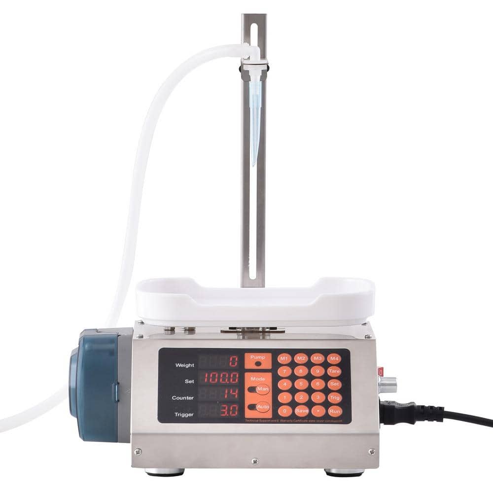 Liquid Filling Machine 5-300g Capacity Automatic Bottle Filler Peristaltic Pump Digital Control for Milk, Water, Wine - Hercitys