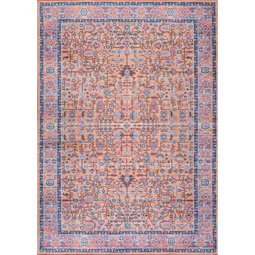 Kemer All-Over Persian Washable Multi 9 ft. x 12 ft. Area Rug - Hercitys