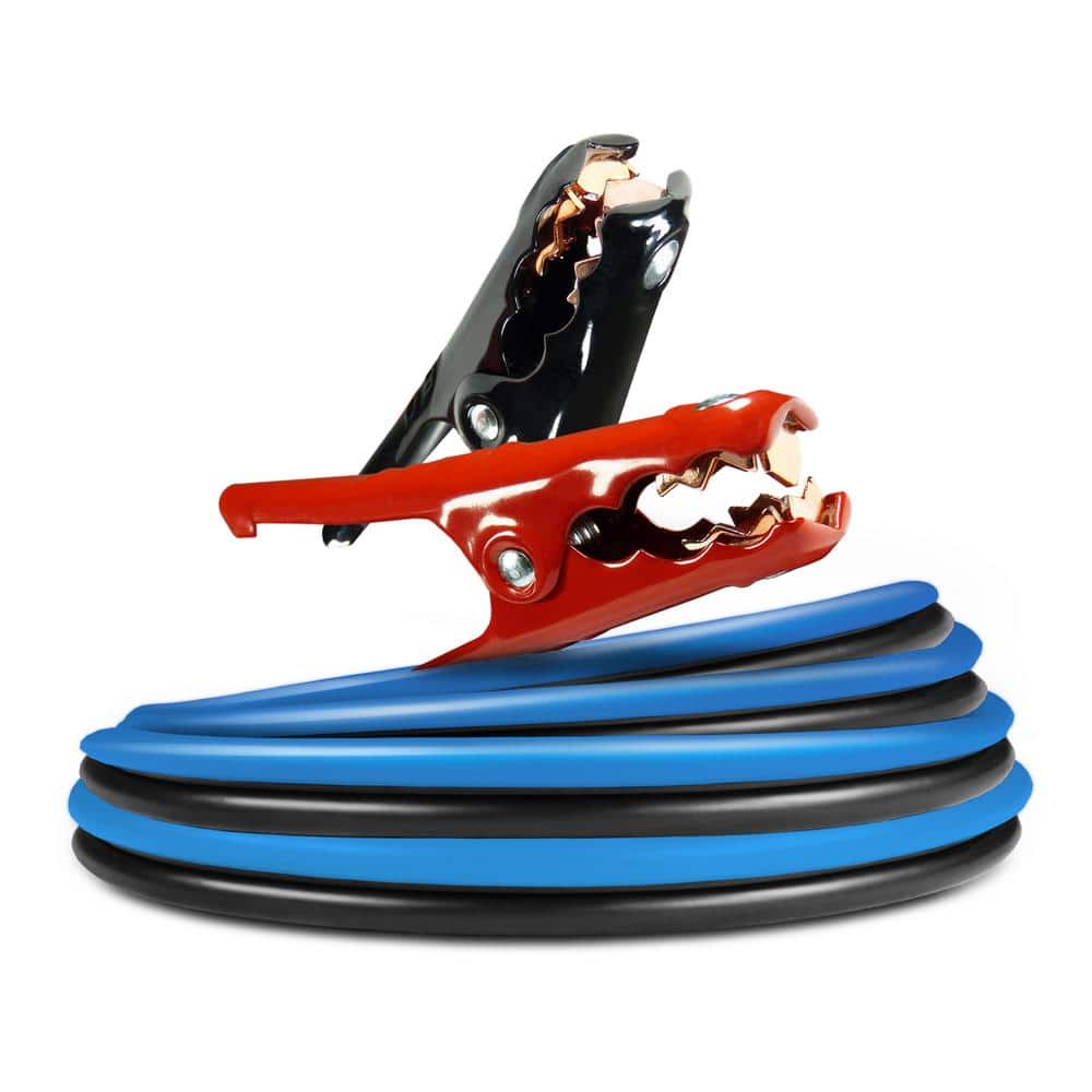 Automotive 4-Gauge, 20-Foot Heavy-Duty Jumper Cables, Rated for 250 Amps - Hercitys