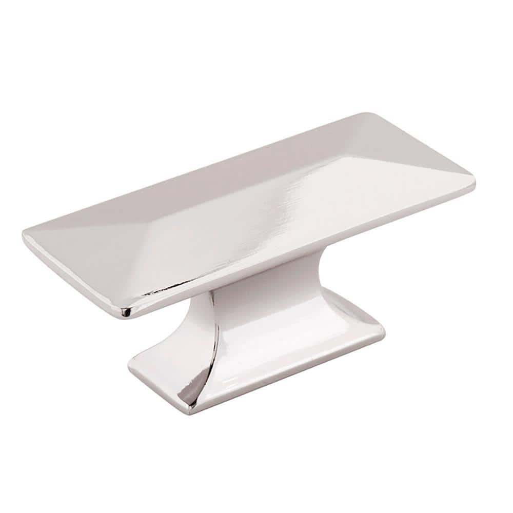 Bungalow 2-5/16 in. x 1-1/16 in. Dia Polished Nickel Knob (10-Pack) - Hercitys