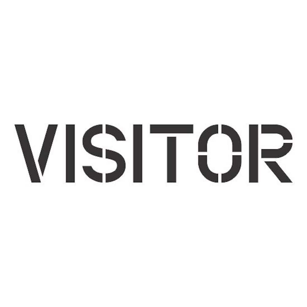 8 in. Visitor Stencil - Hercitys