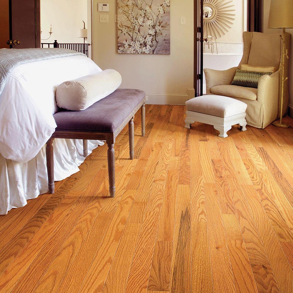 Woodale Carmel Oak 3/4 in. T x 3.25 in. W Solid Hardwood Flooring (27 sqft./case) - Hercitys