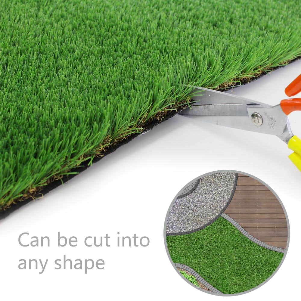 Premium Landscape 13 ft. W x Cut to Length Green Artificial Grass Turf - Hercitys