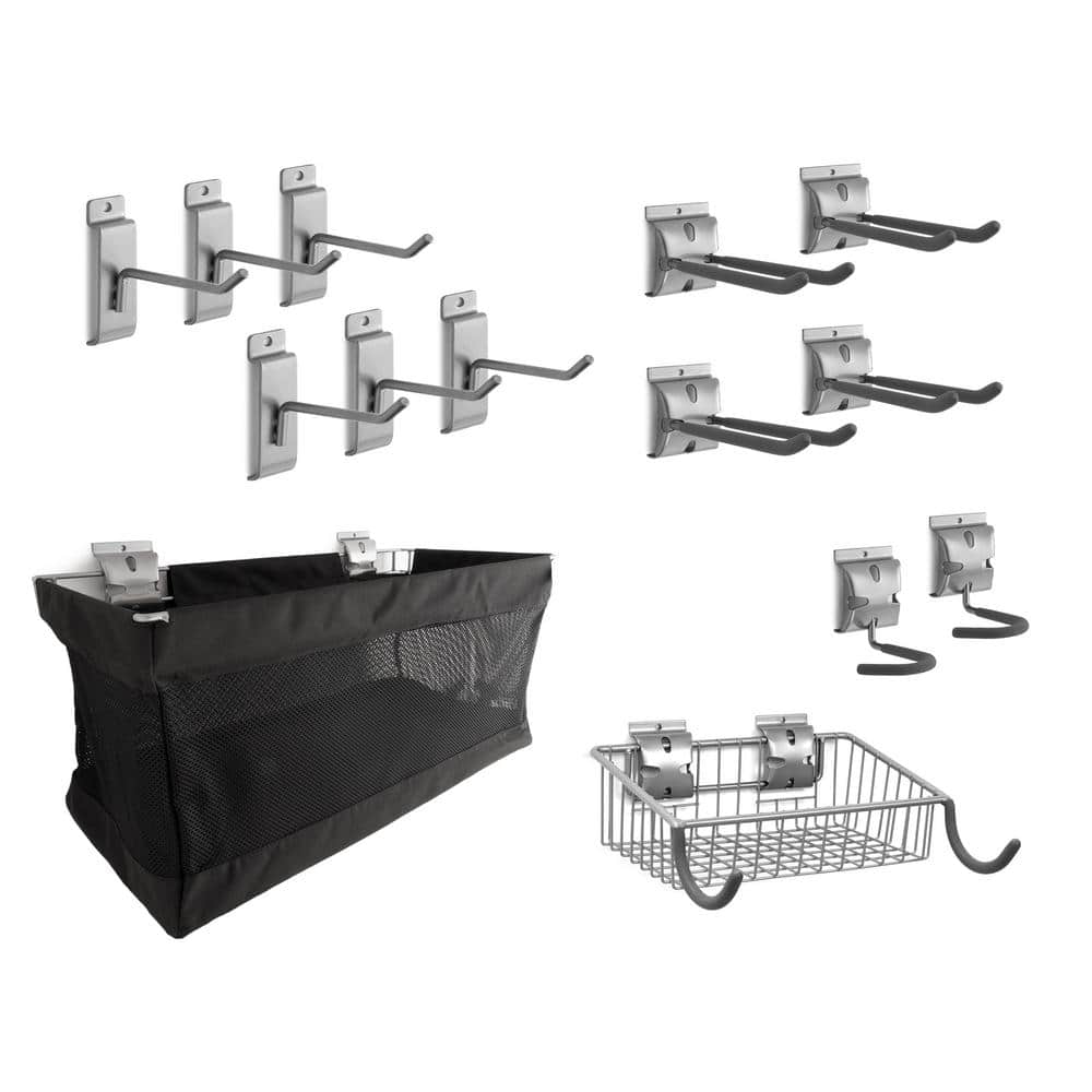 Sports Slatwall Hook Kit (14-Piece) - Hercitys