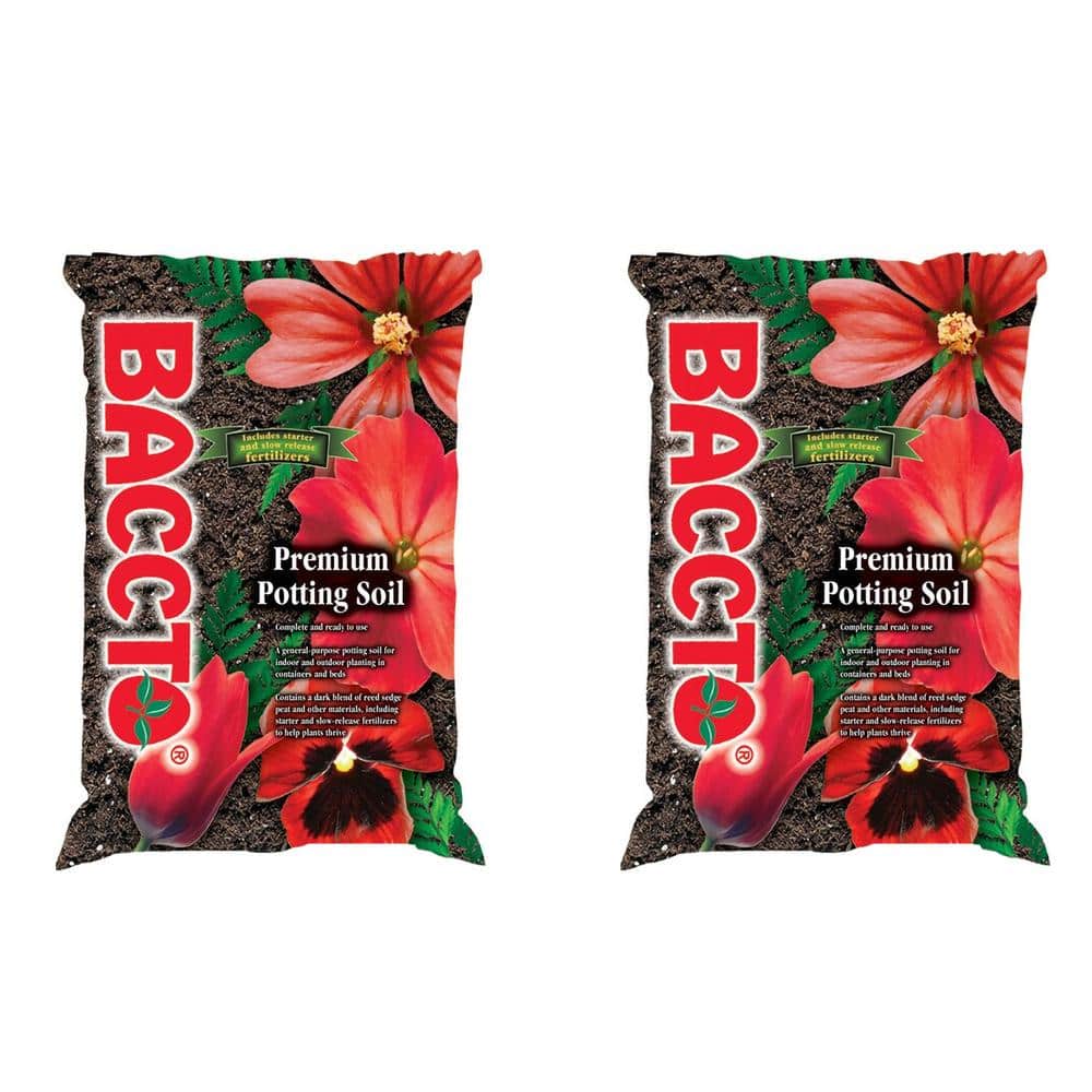 General All Purpose Premium Potting Soil with Perlite, 25 lbs. (2-Pack) - Hercitys