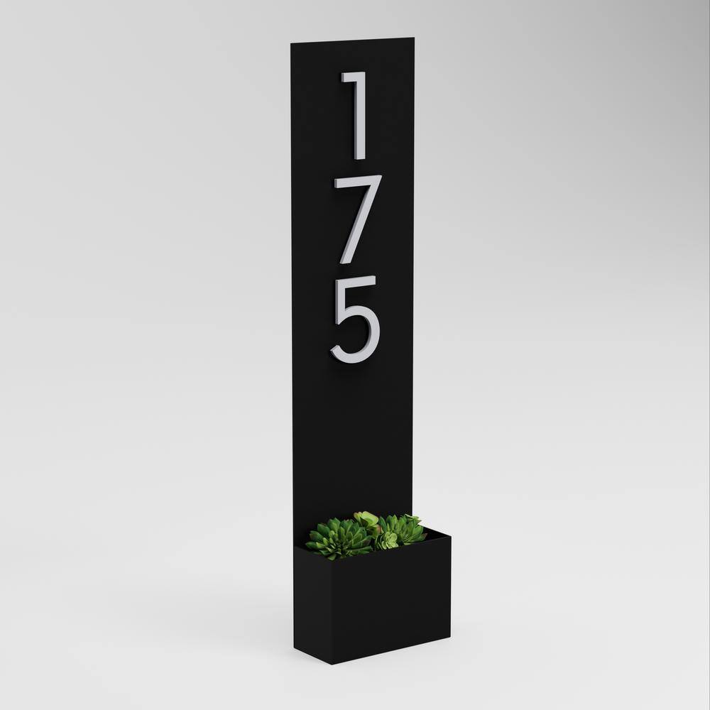 Standing Tall Rectangle Address Planter - Hercitys