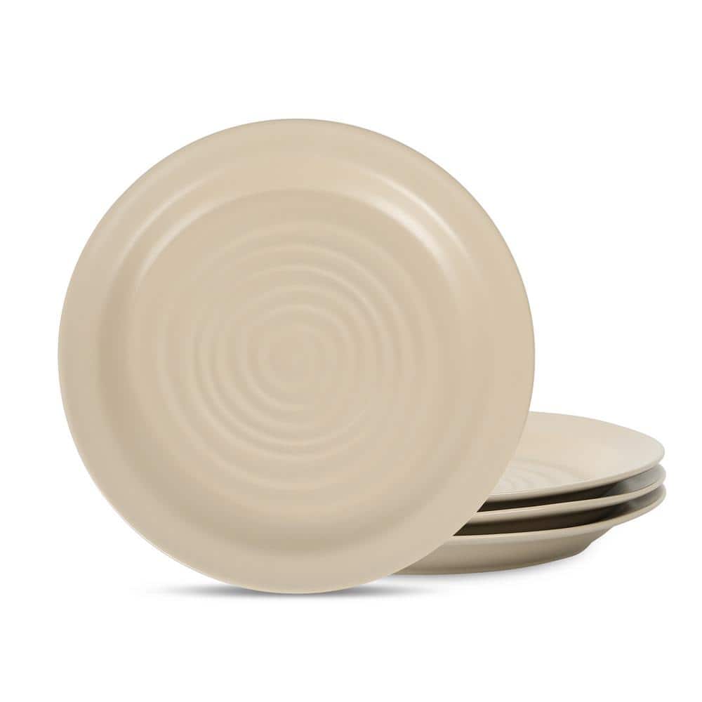 Orbit 4-Piece Beige Stoneware Full Set (Service for 4) - Hercitys