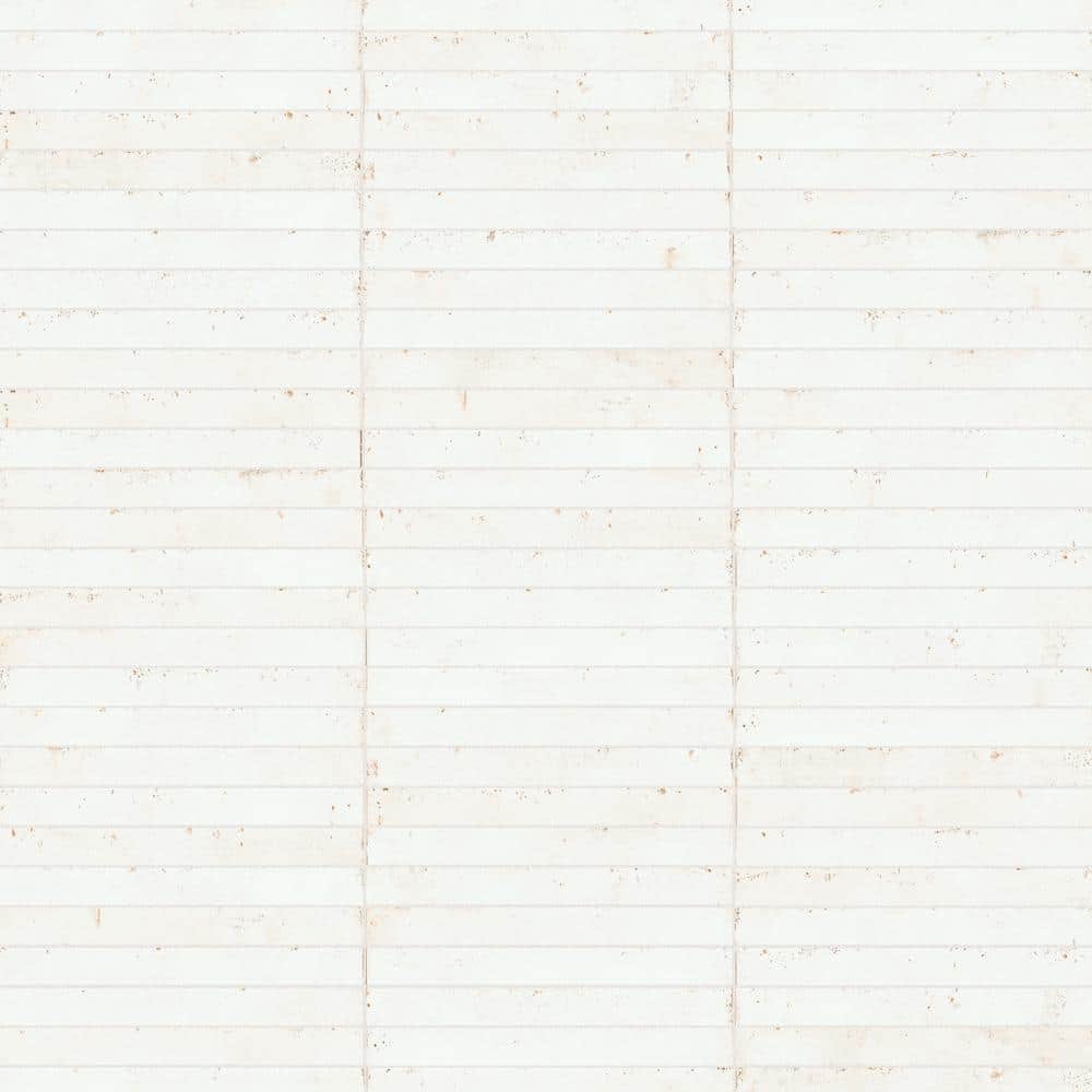 Phoenix Ivory 1-7/8 in. x 17-3/4 in. Porcelain Floor and Wall Tile (7.42 sq. ft./Case) - Hercitys