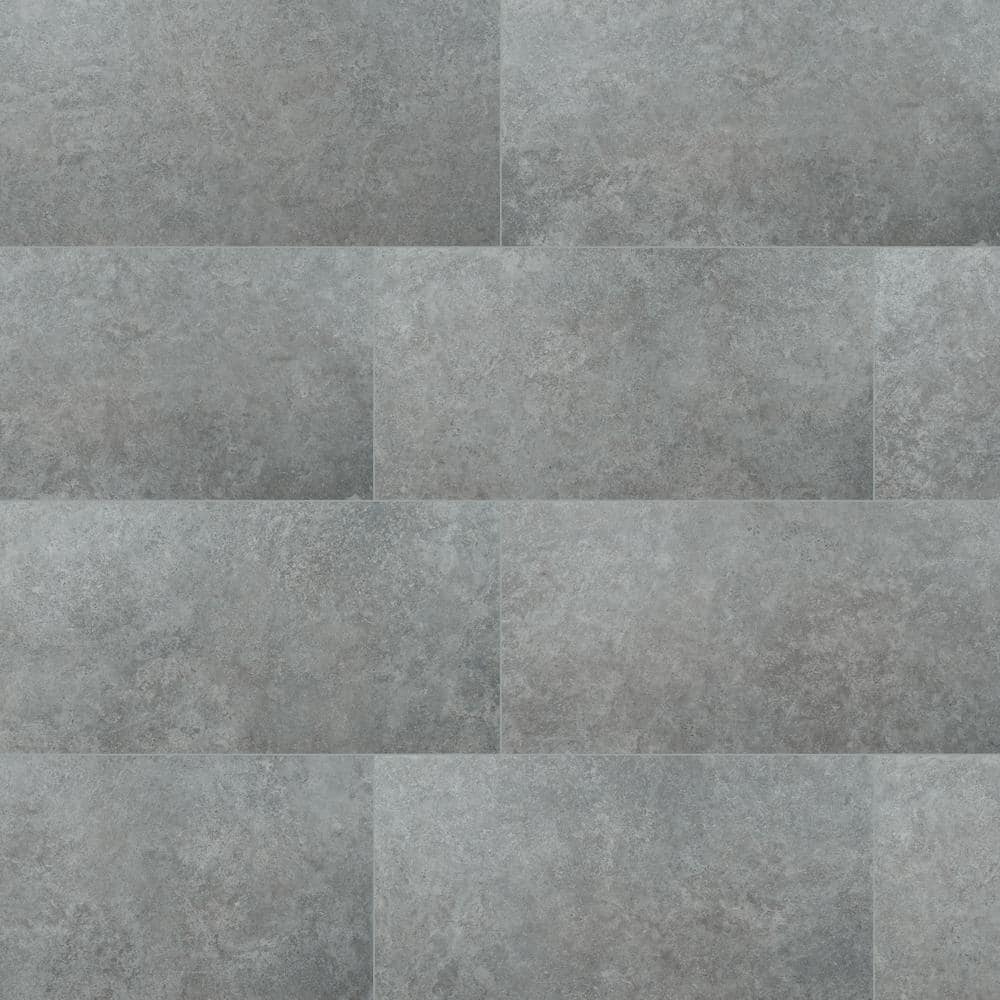 Lunar Silver 2 cm. x 24 in. x 48 in. Matte Porcelain Stone Look Paver Tile (56 sq. ft./pallet) - Hercitys