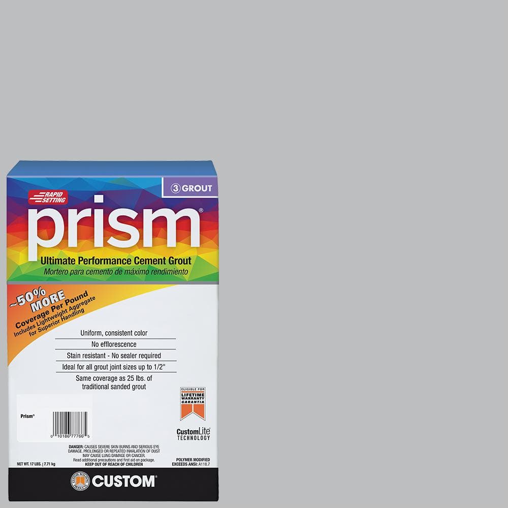 Prism #115 Platinum 17 lb. Ultimate Performance Rapid Setting Grout - Hercitys