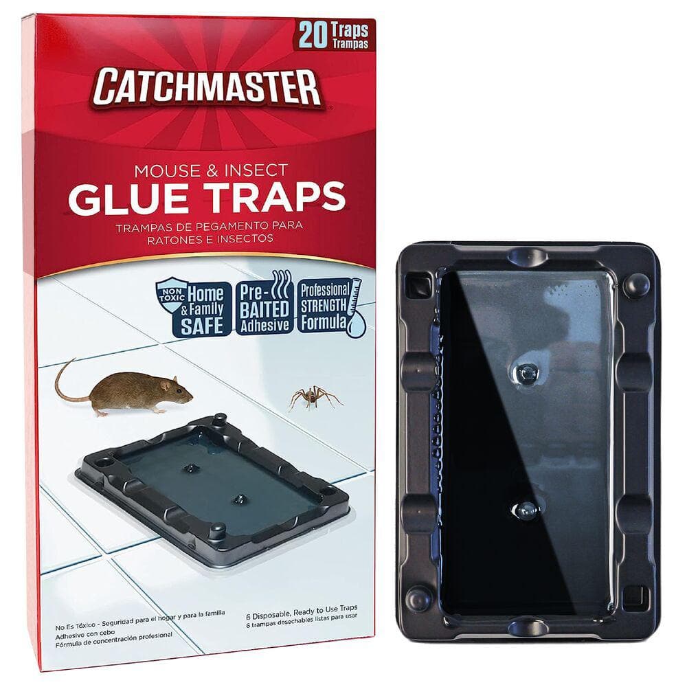 PRO Mouse and Insect Glue Traps (20-Pack) - Hercitys