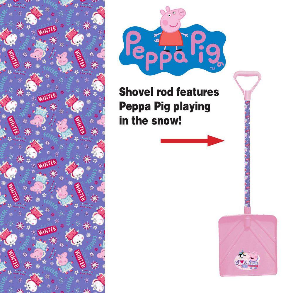 Handle Length 19.5 in. x 4 in. Plastic Handle Blade Plastic Snow Shovel - Hercitys