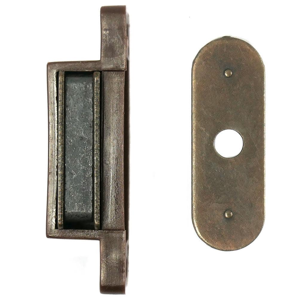 Brown Magnetic Catch Cabinet Latch (25-Pack) - Hercitys