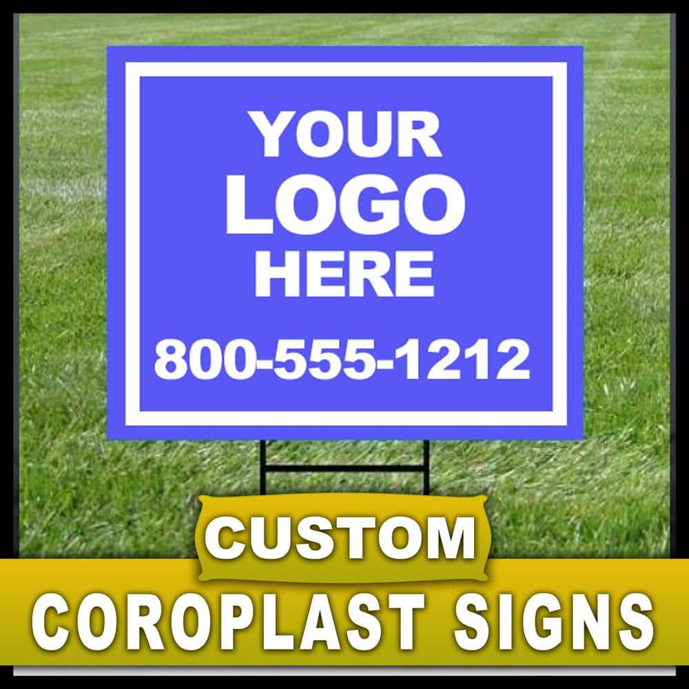 7 in. x 10 in. Custom Coroplast Sign - Hercitys