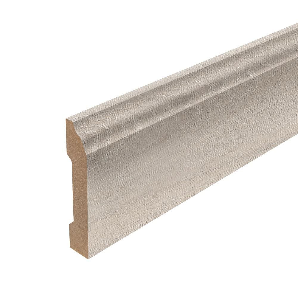 Champagne Beach 0.62 in. T x 3.3 in. W x 94.5 in. L Base Molding - Hercitys