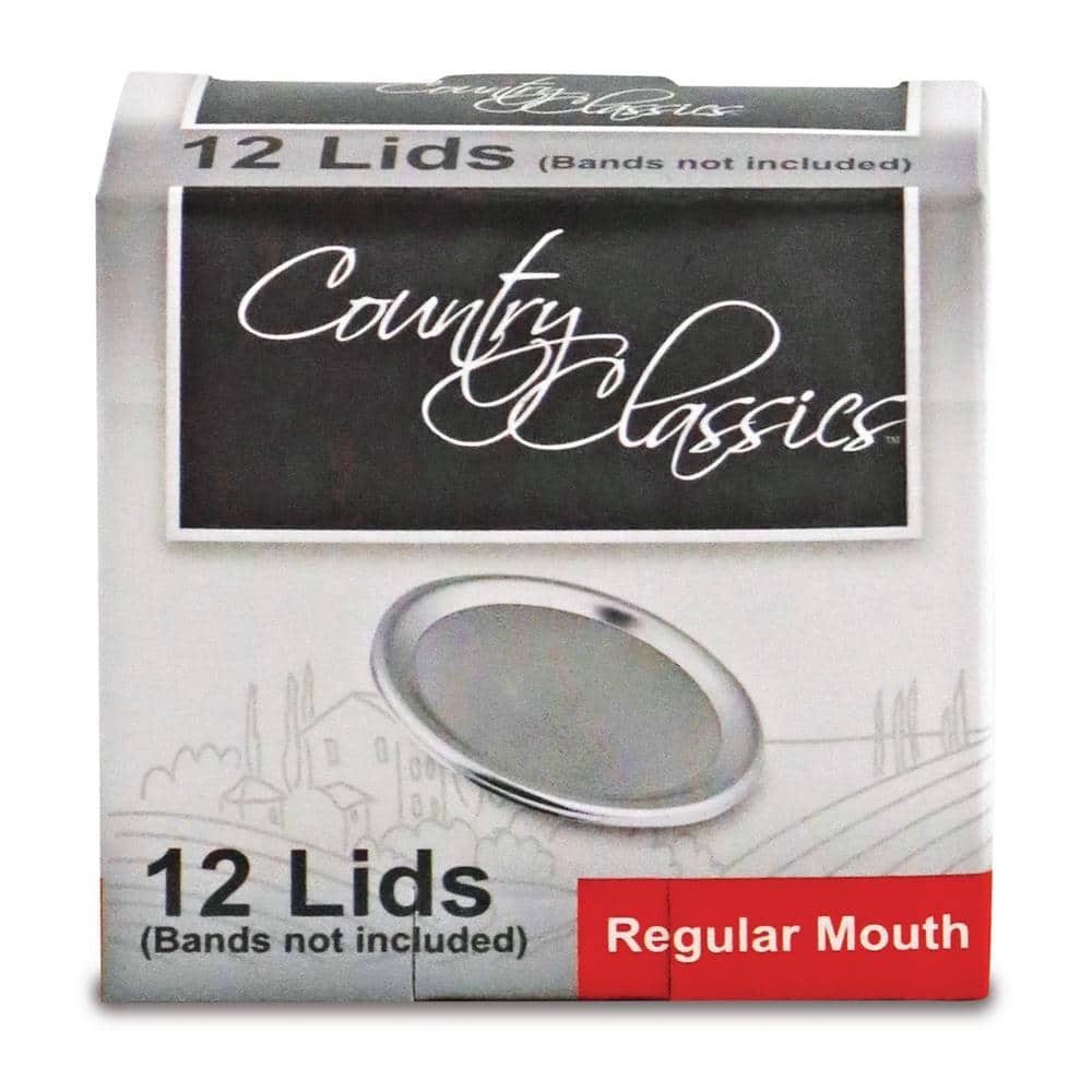 Regular Mouth Food Storage Lids (4-Packs of 12) - Hercitys