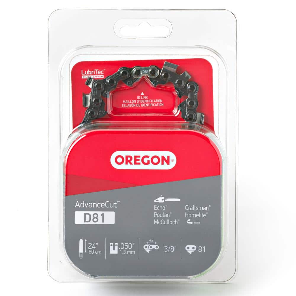 D81 Chainsaw Chain for 24 in. Bar Fits Echo, Poulan, Craftsman, Homelite, and McCulloch - Hercitys