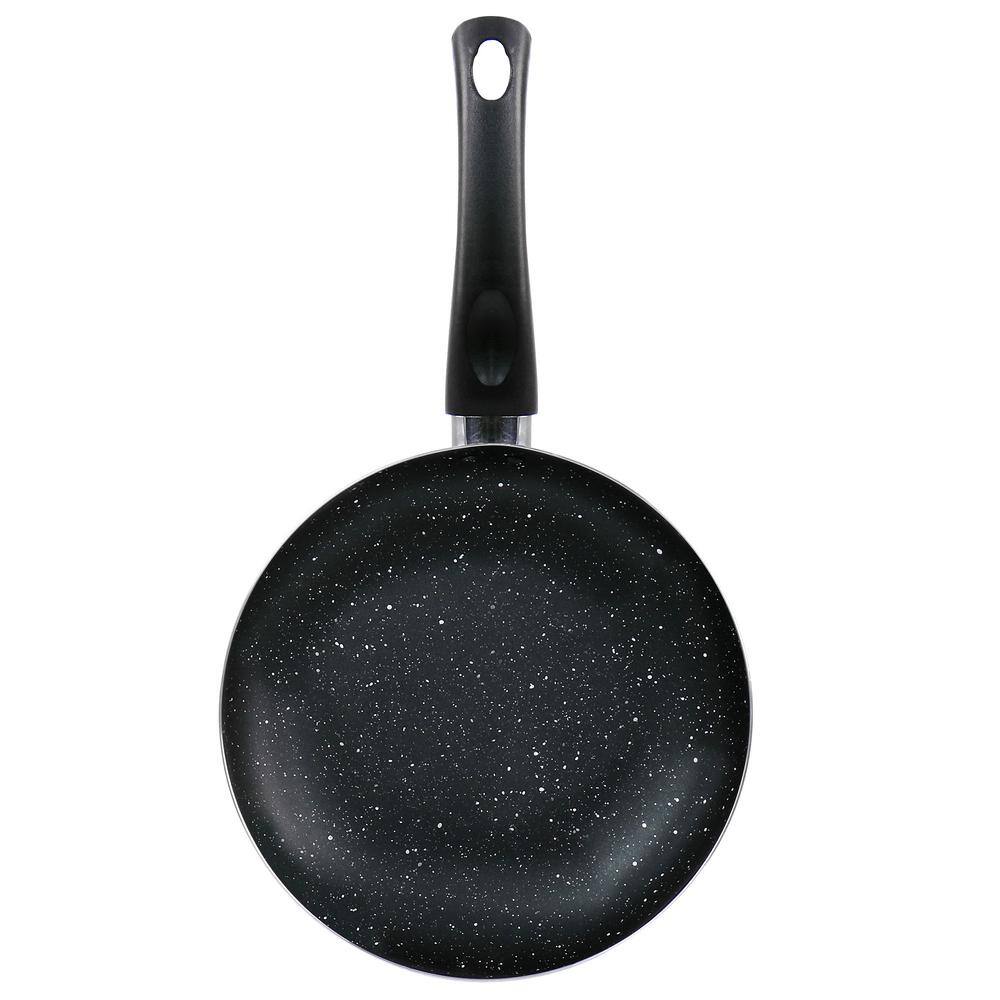 Luneta 8 in. Aluminum Nonstick Frying Pan in Grey - Hercitys