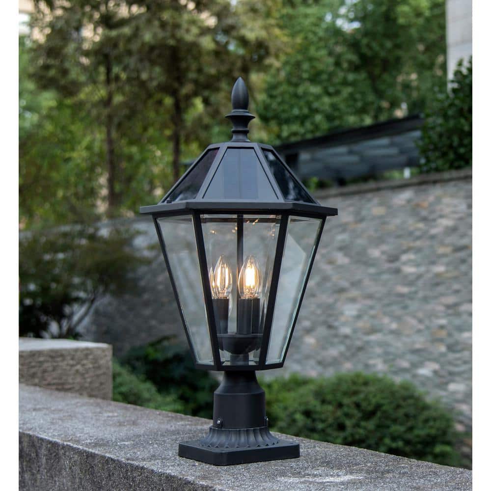 Coastal Milford 3-Light Outdoor Black Post Light - Hercitys