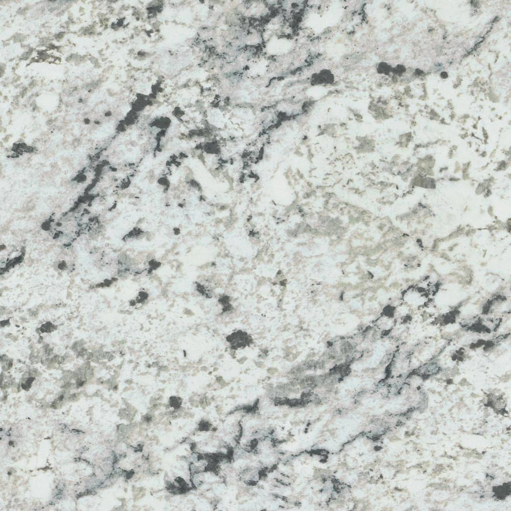 IdealEdge White Ice Granite in Artisan Finish Laminate Custom Bullnose Edge - Hercitys