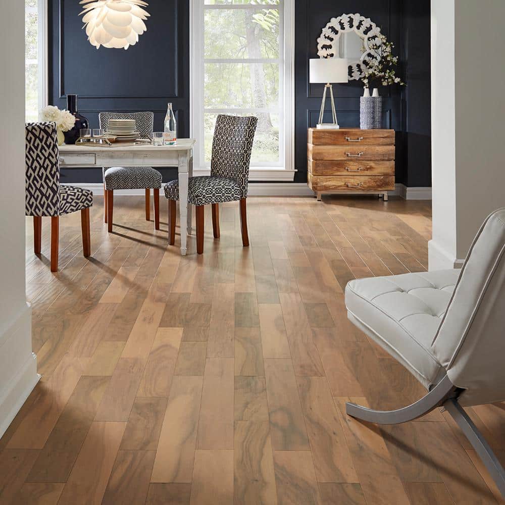 Ember Acacia 3/8 in. T x 5 in. W Hand Scraped Engineered Hardwood Flooring (26.3 sqft/case) - Hercitys