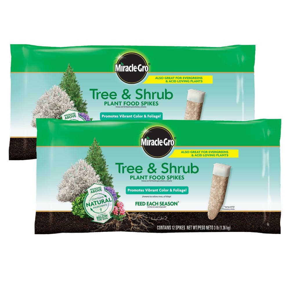 Tree and Shrub Plant Food Spikes with 12 Spikes (2-Pack) - Hercitys