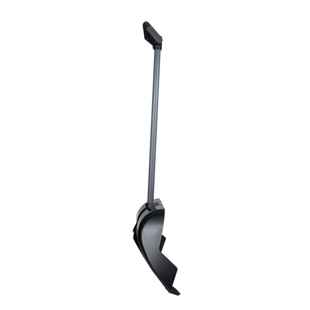 Crack Jumper 24 in. Combo Pusher, Adjust 42 in Vinyl-Coated Metal Handle, ABS-Plastic Blade, Ergonomic Grip Snow Shovel - Hercitys
