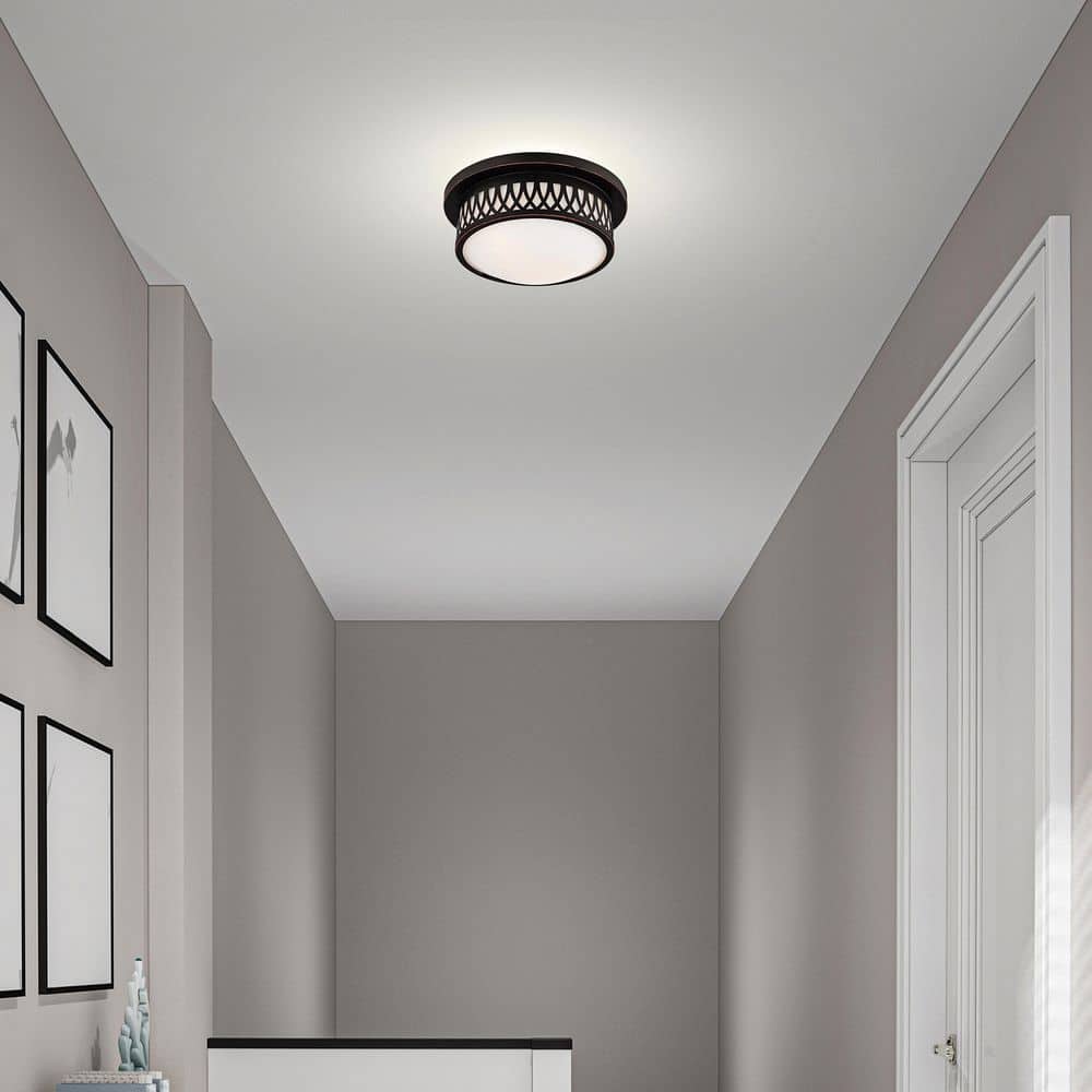 Westfield 2 Light Olde Bronze Flush Mount - Hercitys
