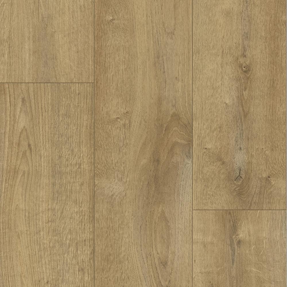 Southern Oak 12 mm T X 7.6 W Waterproof Laminate Flooring (21.06 sq. ft./Case) - Hercitys