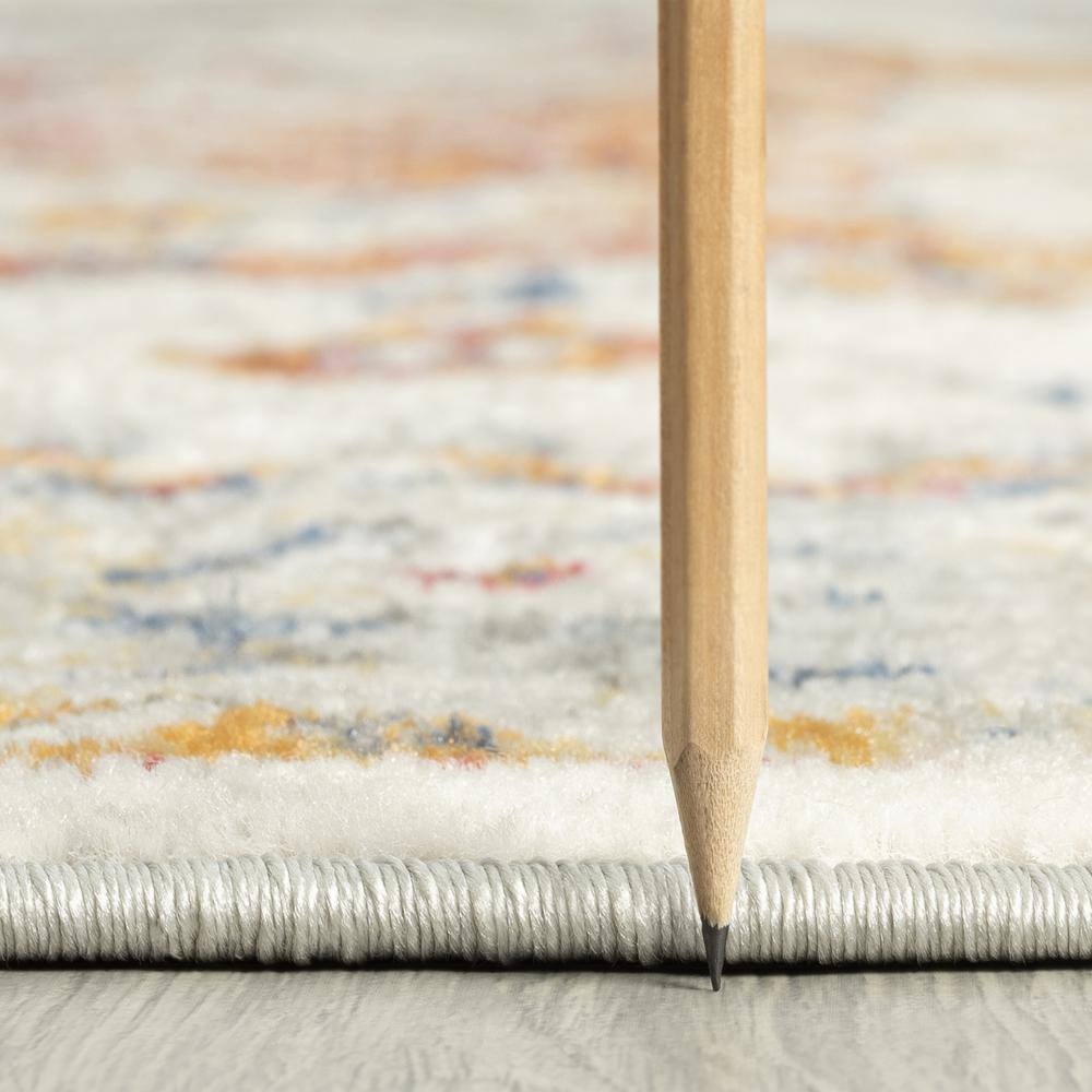 Chelsea Multi 9 ft. x 12 ft. Abstract Indoor Area Rug - Hercitys