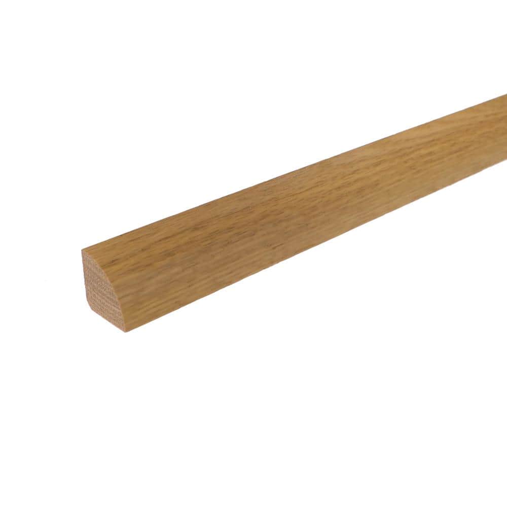 Quarter Round Oak Carter 0.275 in. T x 0. 75 in. W x 78 in. L Solid Matte Hardwood Trim - Hercitys
