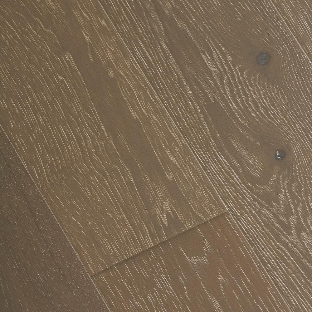 Grey Hickory 3/8 in. T x 7.5 in. W Wire Brushed Engineered Hardwood Flooring (30.9 sqft/case) - Hercitys