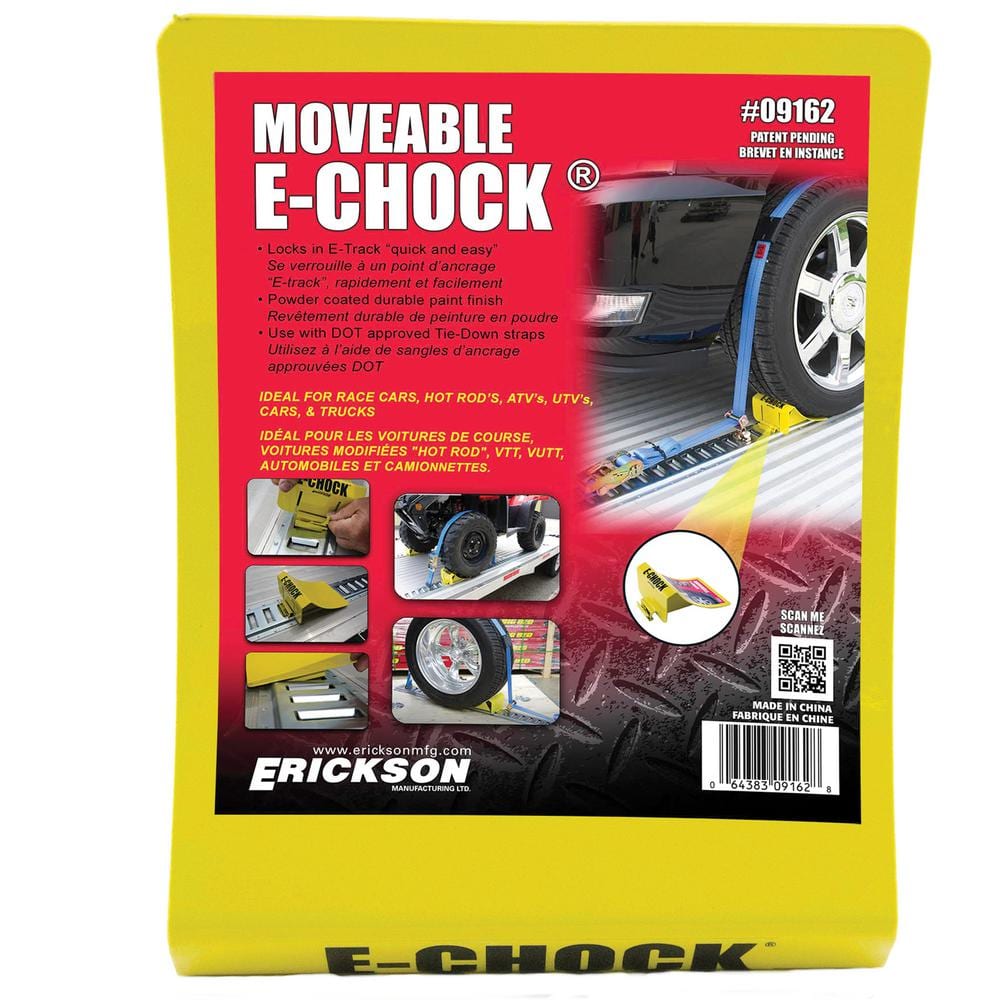 E-Track Wheel Chock for Automobiles - Hercitys