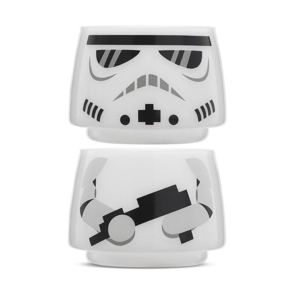 Storm Trooper Stackable Glasses 8 oz. - Hercitys