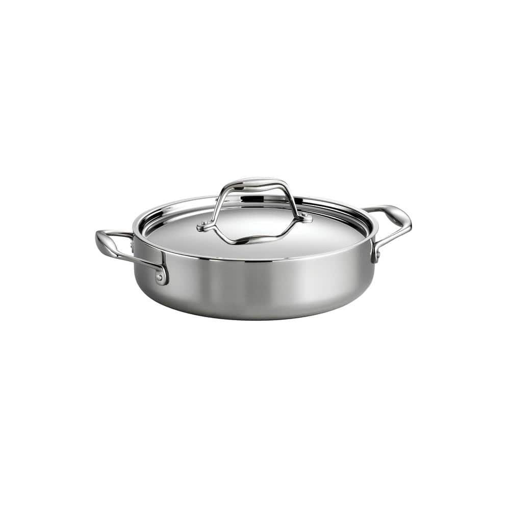 Gourmet Tri-Ply Clad 3 Qt. Covered Braiser - Hercitys