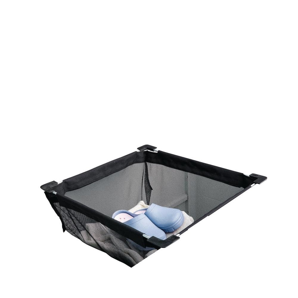Suspension Basket Size A 26.37 in. L Black Polyester Storage Basket Bin Divider for Leisure Time Deck Box (1-Pack) - Hercitys
