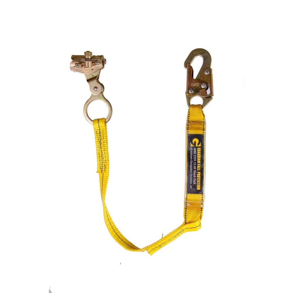 Rope Grab with Attached 3 ft. Shock Absorbing Lanyard - Hercitys