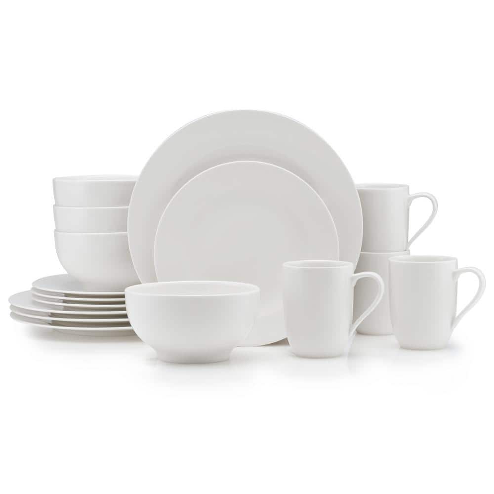 For Me White Dinnerware Set (16-Piece) - Hercitys