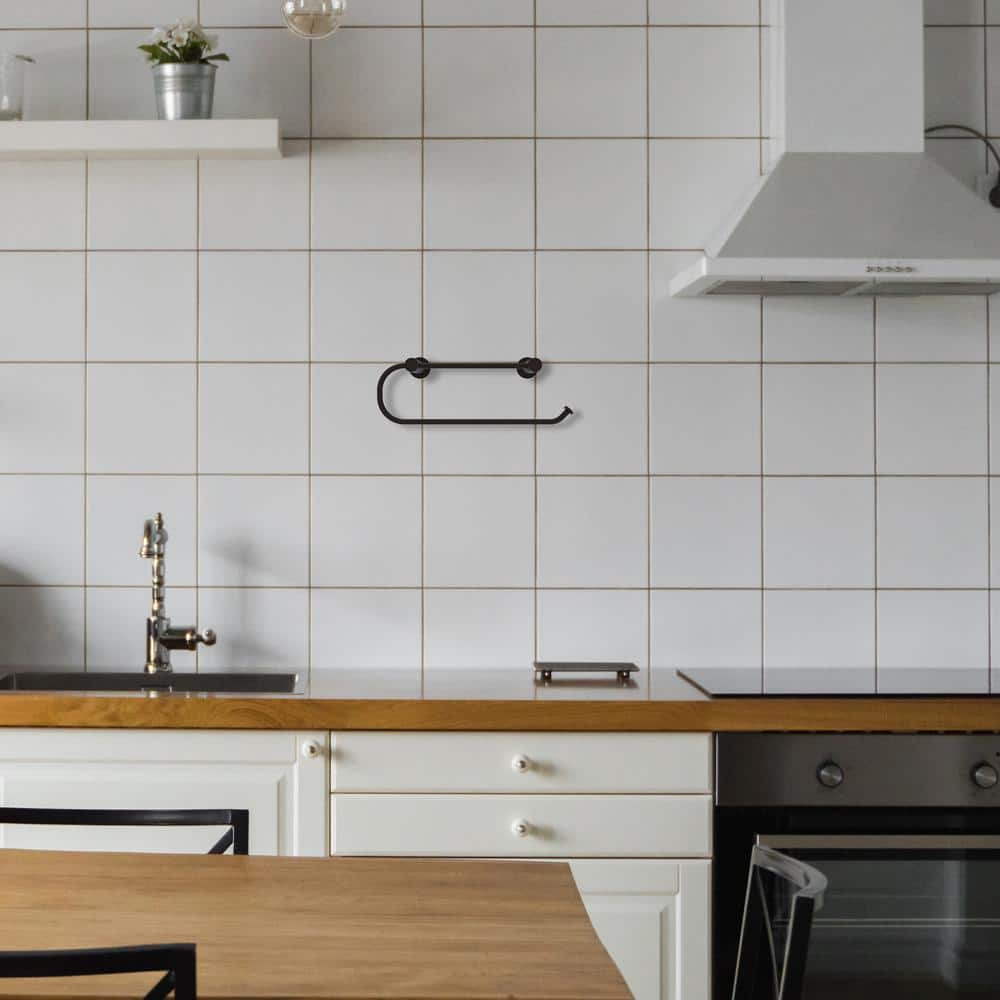 Fresno Collection Wall Mounted Paper Towel Holder in Oil Rubbed Bronze - Hercitys