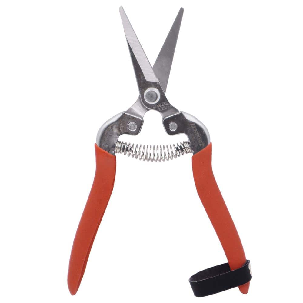 Harvest Shear, Long Curved Stainless Steel Blade, (Box of 3) - Hercitys