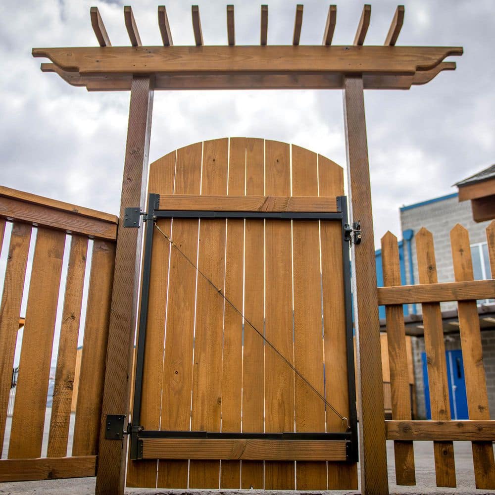 Adjust-a-Gate 36-60 in. W x 47 in. H Steel Gate Frame Kit, Original Standard Width Full Frame Gate Kit - Hercitys