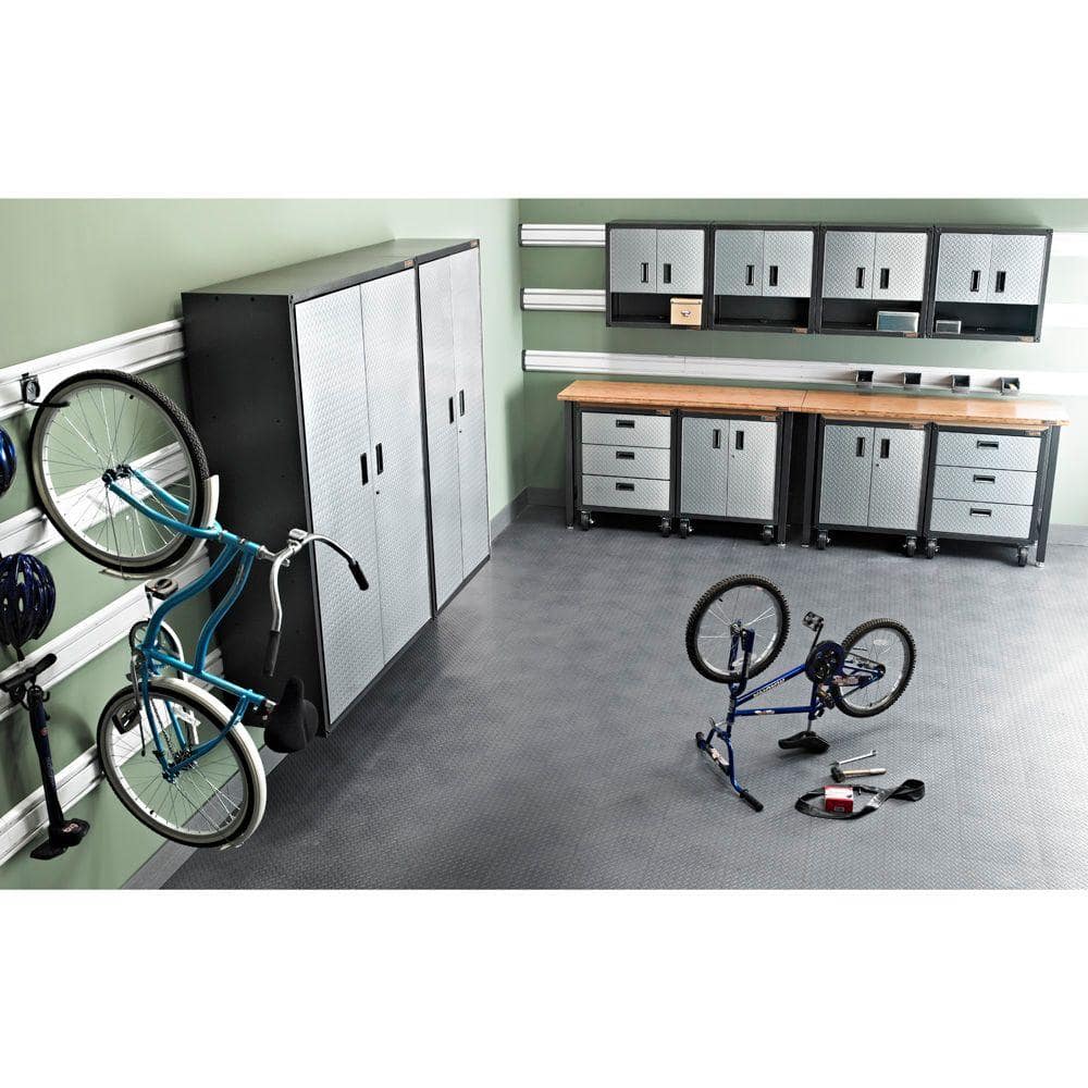 Vertical Bike Hook Garage Storage for GearTrack or GearWall (1 Bike) - Hercitys