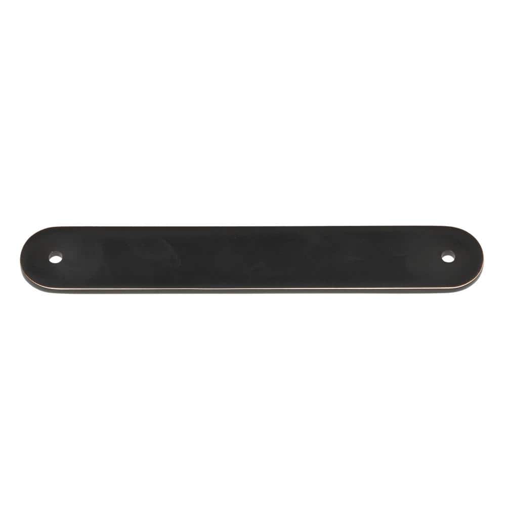 6 in. Rounded Cabinet Backplate 5-1/16 in. Center to Center, 6343-128-ORB - Hercitys