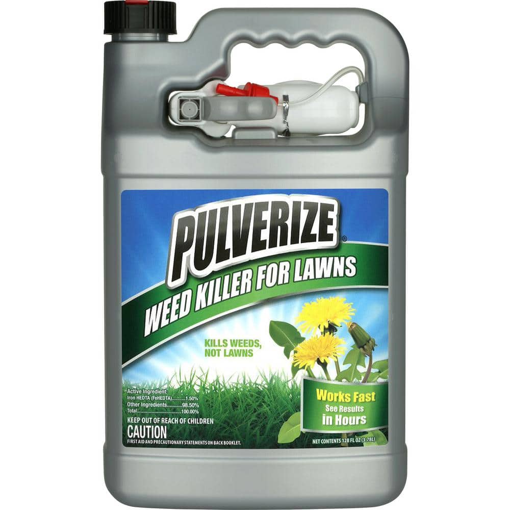 Weed Killer for Lawns, 1 Gal. Ready-to-Use with Nested Trigger - Hercitys