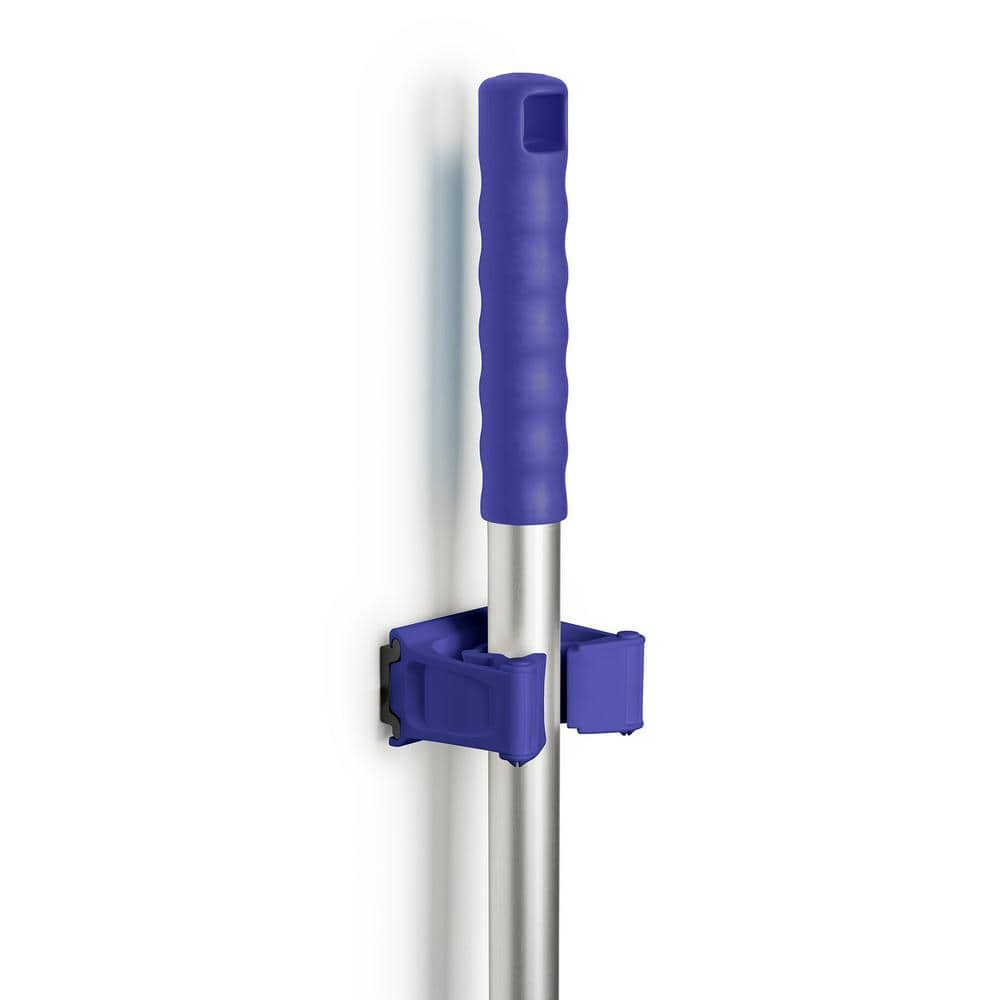 Universal Garage Wall Mount Tool Holder 3 in. Durable Plastic Mounts to Wall or Rail (Sold Separate) Purple (2-Pack) - Hercitys