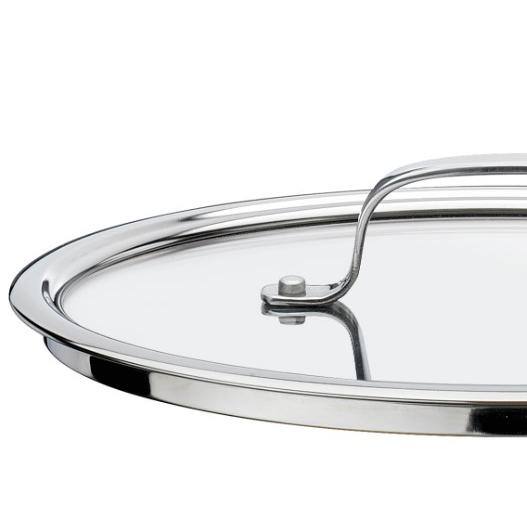 Meridian Intense Pro 11 in. Stainless/Glass Lid - Hercitys
