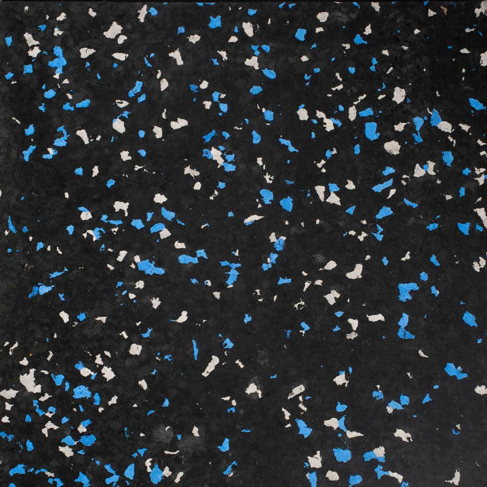 Eco-Lock Cross-Training Glacier 24 in. x 24 in. x 0.3 in. Rubber Gym Flooring Tiles (25.7 sq. ft.) (6-Pack) - Hercitys